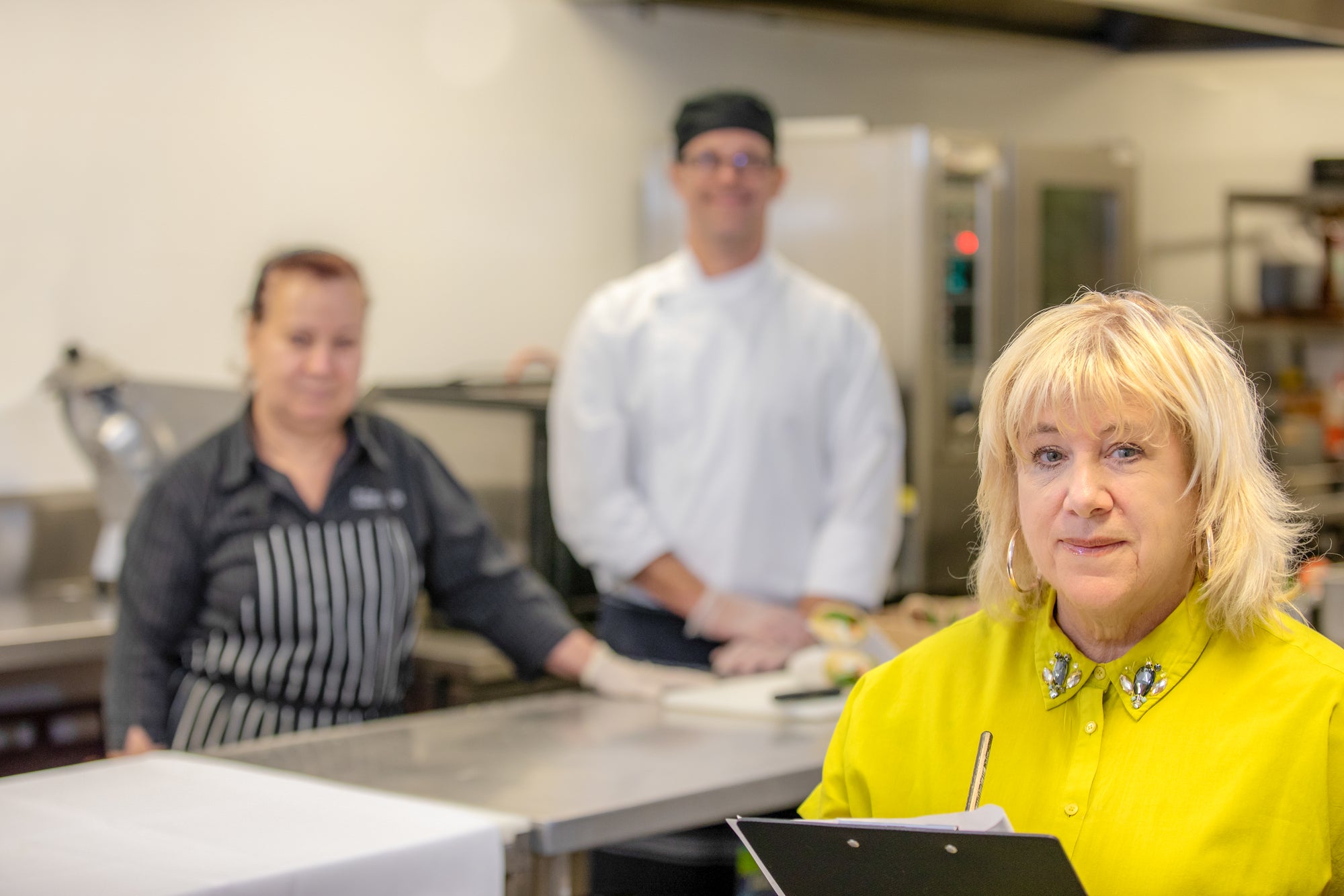 The Fit For A King Catering kitchen and team
