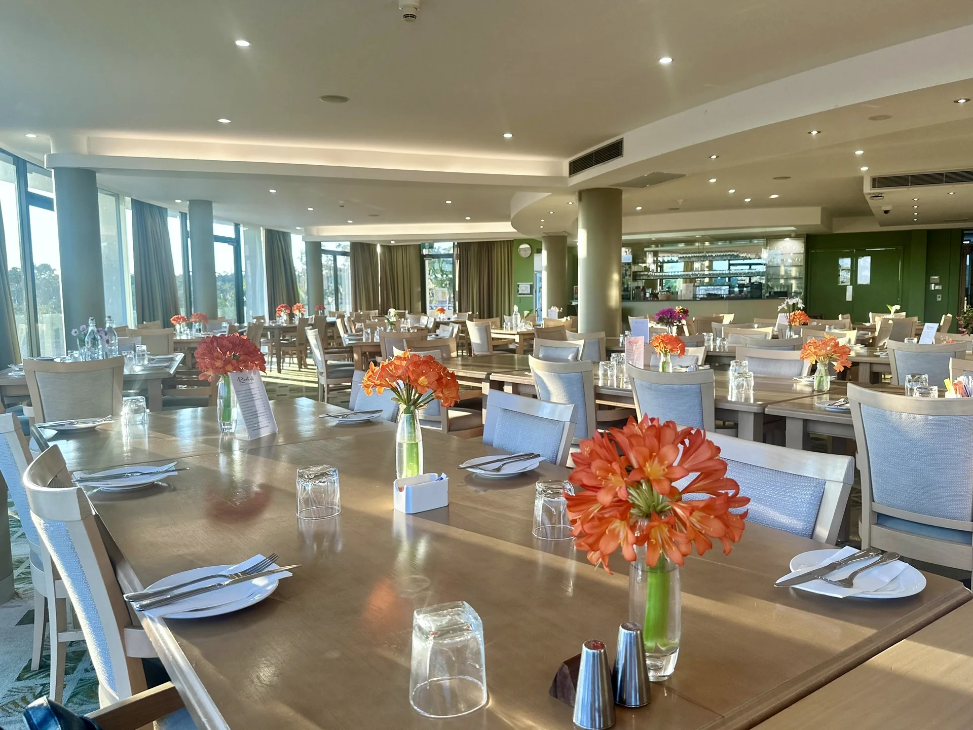 The dining room at Riverhigh at Beauty Point